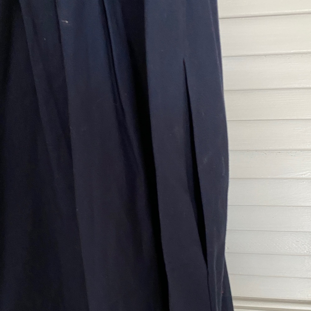 Eliza J Navy Puff Sleeve Dress - Picture 4 of 8